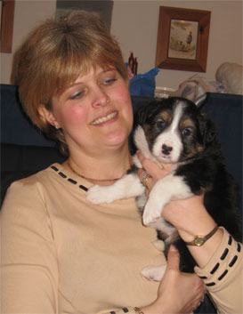 Sarah with Delilah (Shelby)